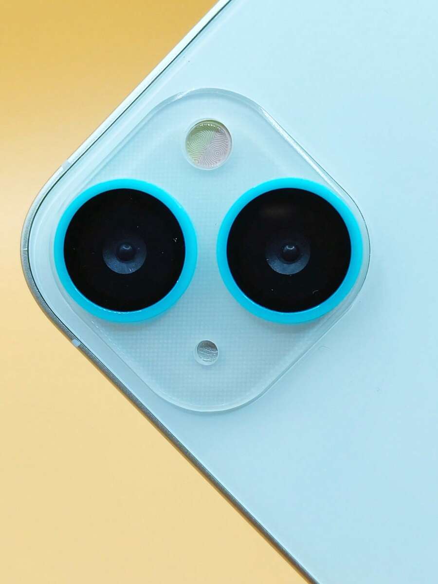 Bảo vệ ống kính điện thoại cường lực - Màu xanh lam - Xem 1