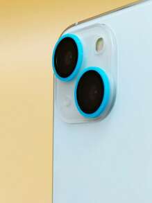 Bảo vệ ống kính điện thoại cường lực - Màu xanh lam - Xem 5