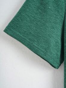 Áo thun & Áo lót Nam Hoạt hình Giải trí - màu xanh lá - Xem 3