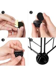 6pcs Cat & Dog Pet Fence Iron Wire Grid Cage Barrier Panel - Black - View 5