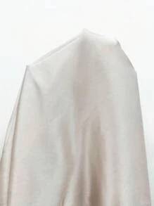 SHEIN Allurite Top tank crop unicolor escote corazón - Champán - Ver 7