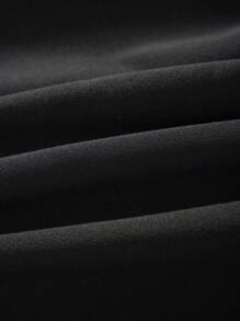 INAWLY Quần thể thao nữ Dây kéo Túi Hoa Lá thư - màu đen - Xem 4