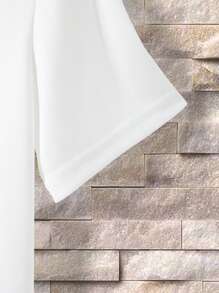 Manfinity Dauomo Men Solid V Neck Tee - White - View 4