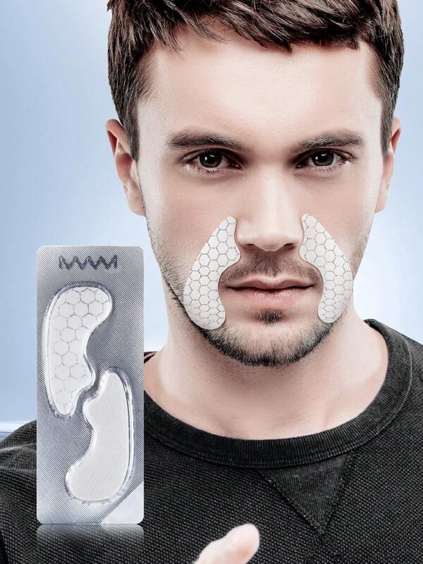 Men Three-layer Structure Design Anti-wrinkle Facial Sheet