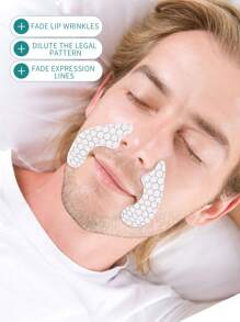 Men Three-layer Structure Design Anti-wrinkle Facial Sheet