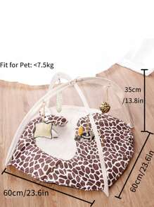 ABLAZE ZAI 1pc Hanging Ball Decor Pet Activity Bed - Multicolor - View 3