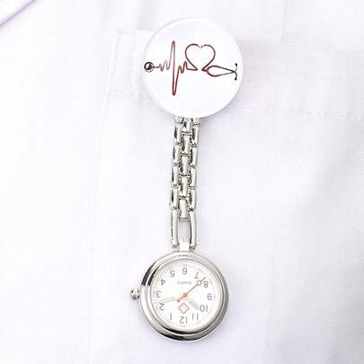 Heartbeat Detail Nurse Watch Valentines