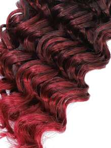 Tóc xoăn GOGO Crochet cho nữ nhiều màu sóng bãi biển tóc xoăn tổng hợp 18 inch tóc nối xoăn - Nhiều màu - Xem 6