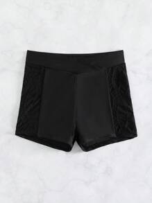 Đáy Bikini Nữ màu trơn - màu đen - Xem 5