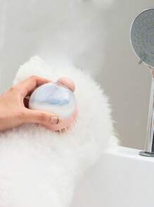 1pc Random Color Pet Bath Brush For Dog And Cat For Shower - Multicolor - View 3