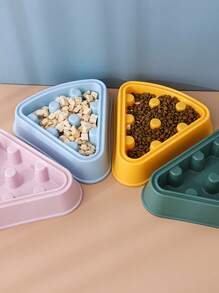 1 pieza Bol para mascotas queso en forma de de color al azar para perro con gato para comiendo - Multicolor - Ver 5