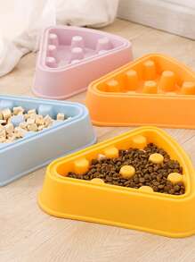 1 pieza Bol para mascotas queso en forma de de color al azar para perro con gato para comiendo - Multicolor - Ver 6