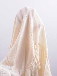 Tassel Trim Cover Up - Beige - View 5