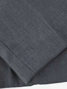 CLOUDSTYLE Hombres Blazer con botón - Gris Oscuro - Ver 8