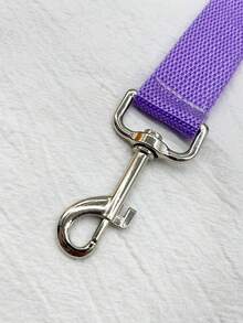 1入組素色寵物汽車安全帶適用於小狗和貓 - 紫色 - 查看 3