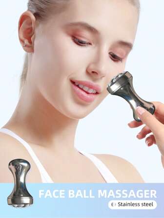 Portable Facial Massager, 1pc Plastic Facial Scraping Tool For Home