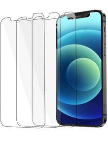 3片防摔螢幕保護強化膜相容 iPhone15/15Plus/15Pro/15Promax - 無色 - 查看 2