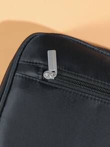 便攜化妝包,1入組旅行化妝包收納袋化妝盒適合旅行 - 黑色 - 查看 5