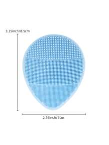 1pc Baby Random Color Silicone Water Drop Shaped Shower Brush - Multicolor - View 8