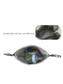 Baby Floral Print Diaper Bag - Black - View 5