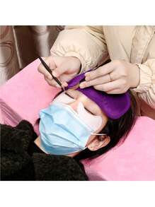 HMQ beauty 1 Băng Đô Mi Miếng Lót Cho Trán Dính, Có Thể Tái Sử Dụng Cao Cấp Chất Lượng Mi Công Cụ Nối Dài - Màu đỏ tím - Xem 3