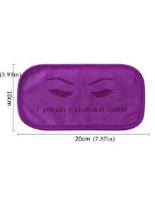 HMQ beauty 1 Băng Đô Mi Miếng Lót Cho Trán Dính, Có Thể Tái Sử Dụng Cao Cấp Chất Lượng Mi Công Cụ Nối Dài - Màu đỏ tím - Xem 5