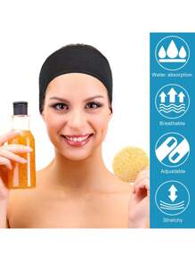 1入防滑浴頭帶,柔軟防滑調節式頭帶,適用於浴室,護膚,房間裝飾,家居裝飾,臥室裝飾,浴室裝飾,聖誕禮物,旅行,旅行必備品,婚禮,聖誕派對,媽媽禮物,家裡,房間,房屋裝飾,聖誕禮物,給媽媽的禮物,生日禮物,粉色房間裝飾,客廳裝飾,臥室,給男人的禮物,爸爸的禮物,蘑菇,新年,媽媽,配件,給爸爸的禮物,朋友,有趣的禮物 - 黑色 - 查看 6