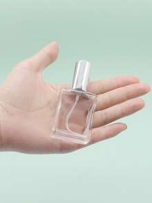 1 Bình Xịt Nước Hoa Vuông Trong Suốt 15ML Cho Nước Vệ Sinh Du Lịch Dưỡng Ẩm Bình Xịt - Bạc - Xem 3