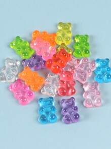 Trang trí móng tay nghệ thuật Gummy Bear, 18 phụ kiện trang trí móng tay DIY hình gấu kẹo dẻo dễ thương biến móng tay của bạn thành kiệt tác phủ kẹo Đá quý làm móng Phụ kiện làm móng - Nhiều màu - Xem 4