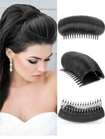 Adorno para cabello corto recto sintético