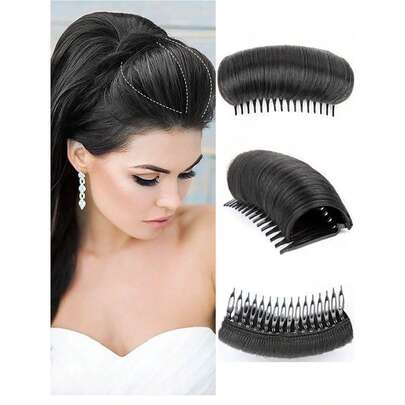 短直筒合成纖維假髮頭套