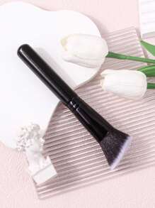 Brocha para contorno, brocha cosmética, herramientas de maquillaje, 1 pieza - Negro - Ver 3