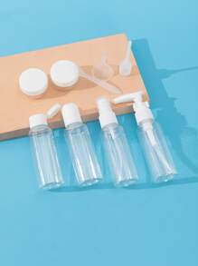 9入組60ML旅行分裝瓶套裝 - 白色 - 查看 2
