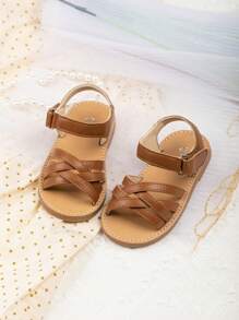 Girls Criss Cross Ankle Strap Sandals For Summer
