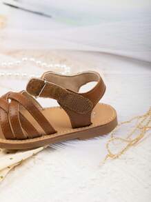 Girls Criss Cross Ankle Strap Sandals For Summer