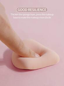 MAANGE 4个装三角粉扑，湿用型，柔软亲肤，方便携带，是旅行、化妆、家居装饰、梳妆台、卧室、化妆配件、粉扑、美妆蛋、粉扑、化妆海绵等的理想之选。价格实惠，适合作为圣诞礼物或节日小礼物。 - 米色 - 查看 4