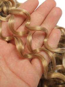 1Pack 18inch GoGo Curl Crochet Hair for Women, Water Wave Curly Crochet Hair, Deep Wave Beach Curl Crochet Synthetic Hair Extensions - Multicolor - View 6