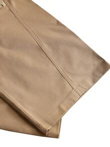 Claim Dot 男士束口腰帶拉鍊口袋褲 - 卡其色 - 查看 3