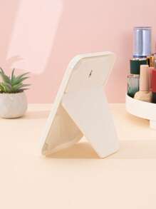 Gương trang điểm, 1 chiếc gương trang điểm để bàn gấp gọn, gương nhỏ để bàn, quà tặng du lịch, quà tặng bạn gái, quà tặng mẹ, gương trang điểm cho nữ, trang điểm, giá rẻ, trang trí phòng, bàn trang điểm, du lịch, phòng ngủ, phụ kiện trang điểm, gương, gương trang điểm, giá rẻ, quà tặng Giáng sinh, trang điểm, dụng cụ trang điểm, đồ rẻ tiền, quà tặng, quà tặng cho phụ nữ, quà Giáng sinh, quà tặng khuyến mãi, du lịch, đồ rẻ tiền, đồ dùng cần thiết khi đi du lịch - trắng - Xem 2