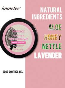 邊控制凝膠,100克持久防止頭髮毛糙凝膠和保護髮際線 - 無色 - 查看 7