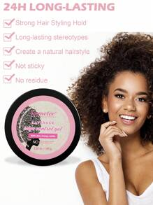 邊控制凝膠,100克持久防止頭髮毛糙凝膠和保護髮際線 - 無色 - 查看 8