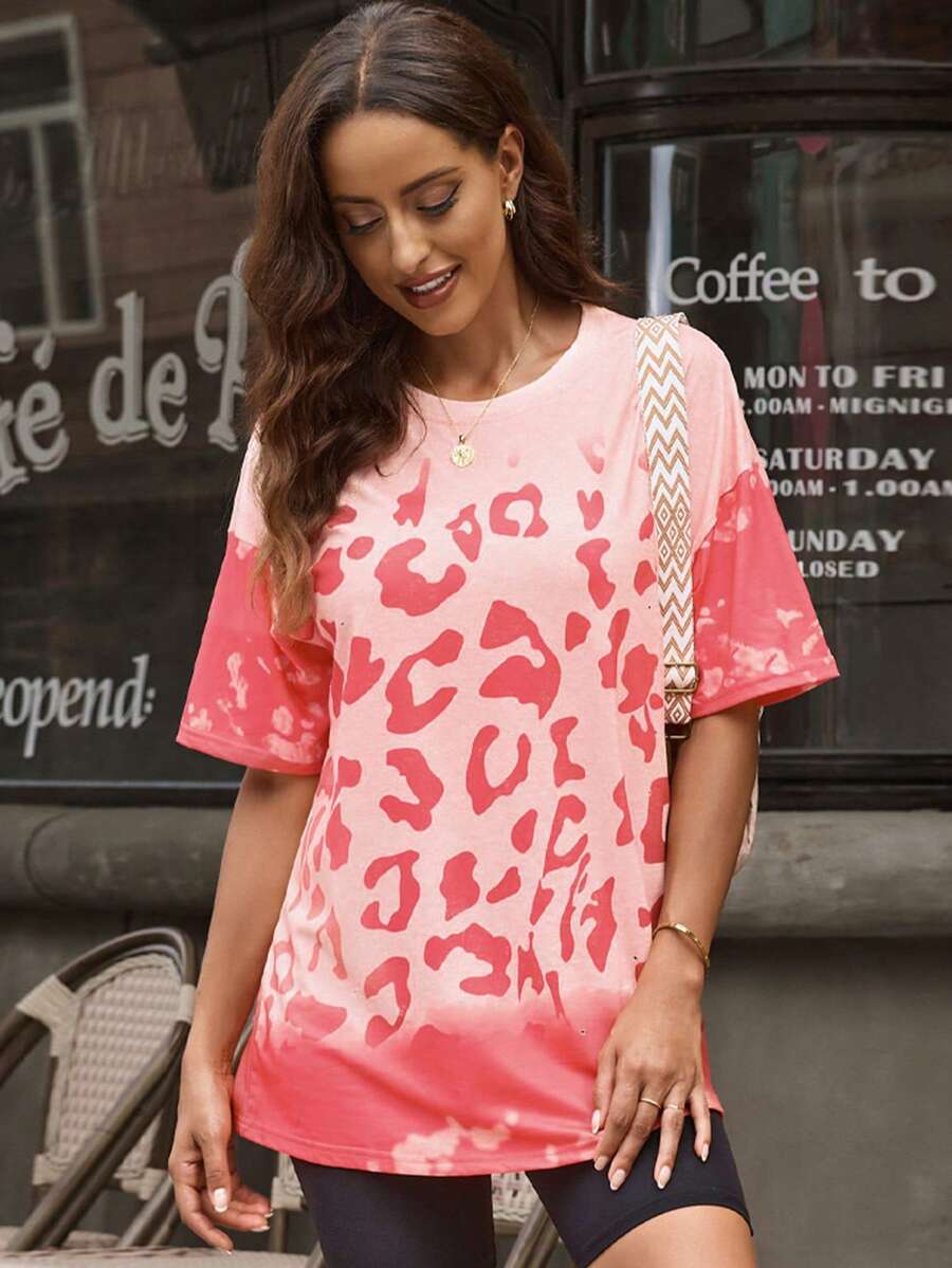 Áo thun nữ Tất cả trên in Giải trí - Hồng - Xem 1