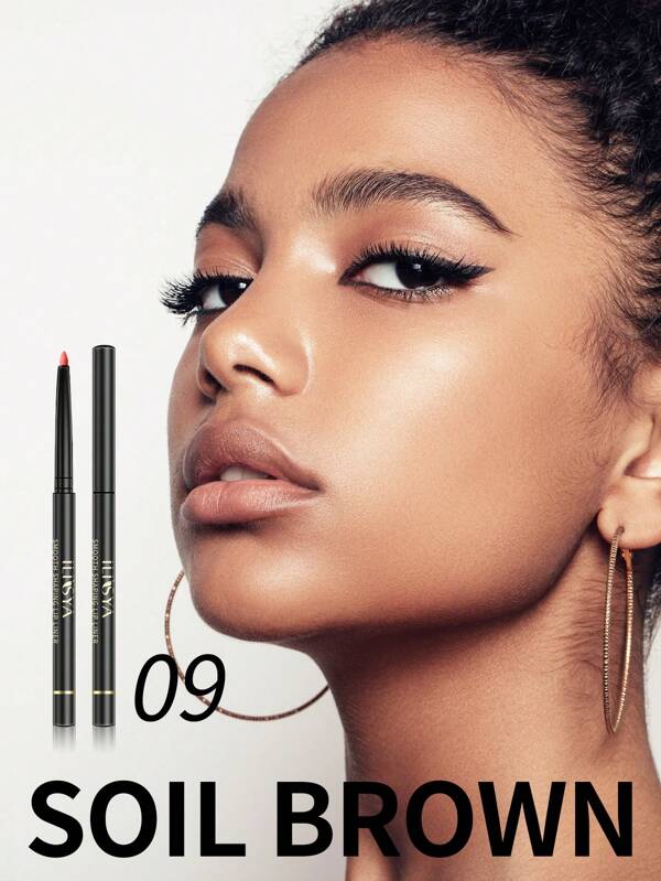 Velvet Matte Lip Liner, Longlasting Easytouse Lipliner For Beginner