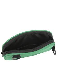 Mini Letter Patch Decor Bum Bag Green Fashionable Adjustable Strap - Green - View 4