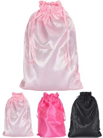 Reusable Wig Bag, 6pcs Drawstring Bag For Wig