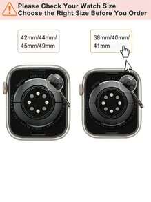 1入組女士和男士蝴蝶扣飾綠色矽膠運動錶帶軟矽膠防水腕帶適用於Apple Watch帶38/40/41/42/44/45/49mm,適用於Apple WatchSeries Ultra 8/7/6/5/4/3/2/1/Se - 綠色 - 查看 6