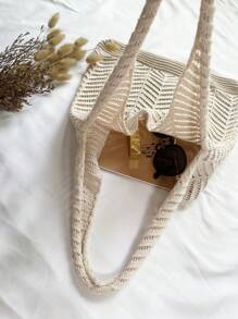 Ins Original Design Donna Grande Borsa a maglia, Borsa da spiaggia, Borsa a mano, Borsa a tracolla estiva, Borsa intrecciata vuota, Zaino riutilizzabile, Leggero, Zaino a grande capacit per luso quotidiano delle donne, Borsa per la spesa all'uncinetto, regalo per la Festa della Mamma. Una borsa a mano a grande capacità adatta per laureandi, adolescenti, ragazze, matricole, vacanze, borse da spiaggia, borse a tracolla e borse a mano, elementi essenziali per l'estate, perfetta per le vacanze, la scuola, portatile, grande capacità, per ragazze adolescenti, donne, studenti universitari, perfetta per ufficio, college, scuola media, scuola superiore, lavoro, business, pendolarismo, ufficio, spiaggia