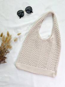 Ins Original Design Donna Grande Borsa a maglia, Borsa da spiaggia, Borsa a mano, Borsa a tracolla estiva, Borsa intrecciata vuota, Zaino riutilizzabile, Leggero, Zaino a grande capacit per luso quotidiano delle donne, Borsa per la spesa all'uncinetto, regalo per la Festa della Mamma. Una borsa a mano a grande capacità adatta per laureandi, adolescenti, ragazze, matricole, vacanze, borse da spiaggia, borse a tracolla e borse a mano, elementi essenziali per l'estate, perfetta per le vacanze, la scuola, portatile, grande capacità, per ragazze adolescenti, donne, studenti universitari, perfetta per ufficio, college, scuola media, scuola superiore, lavoro, business, pendolarismo, ufficio, spiaggia