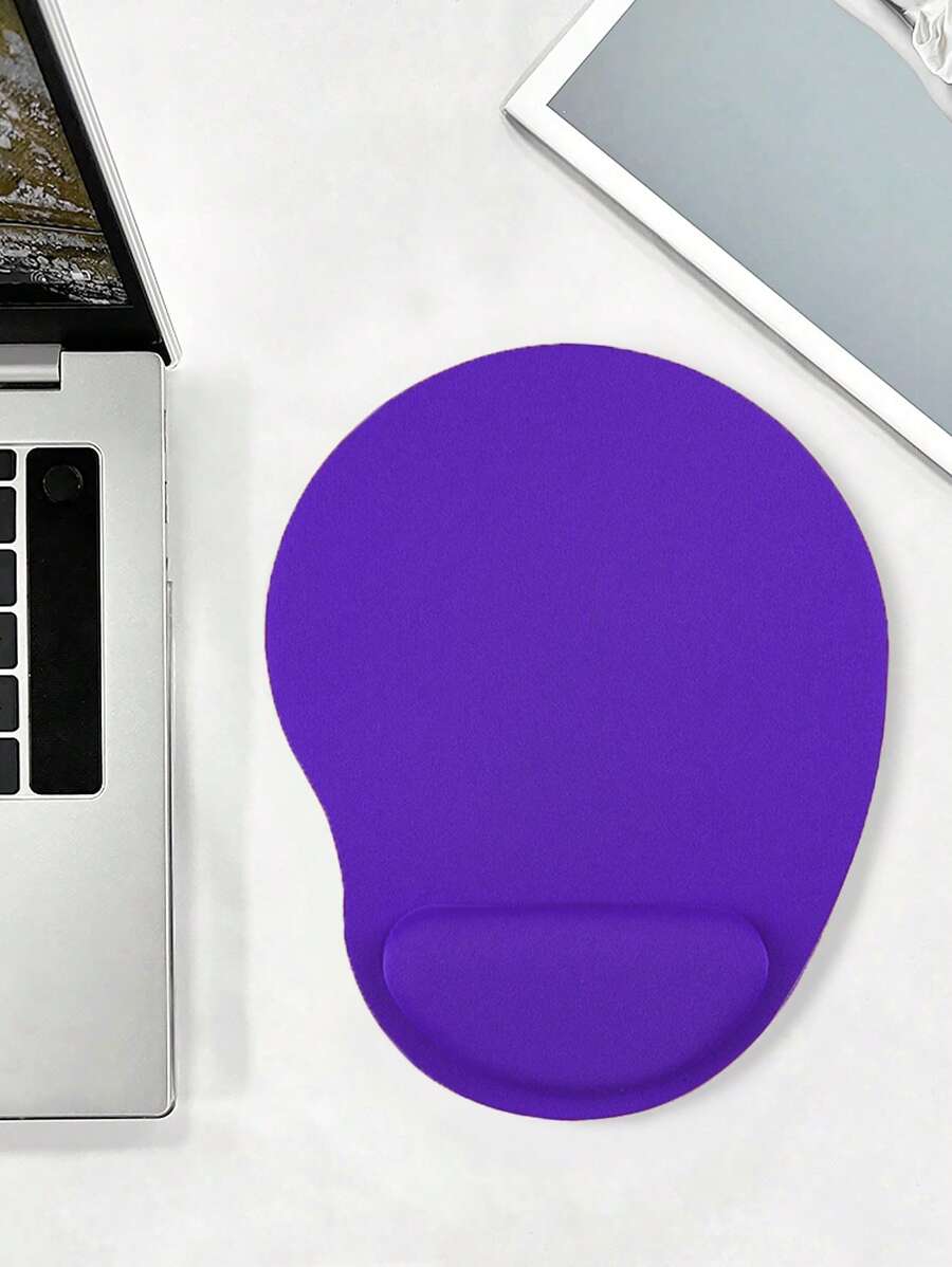 1入組輕便便攜鼠標墊帶腕托 - 紫色 - 查看 1