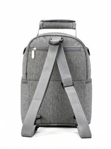 Bebé Bolsa de pañales portátil cremallera poliéster - Gris - Ver 7